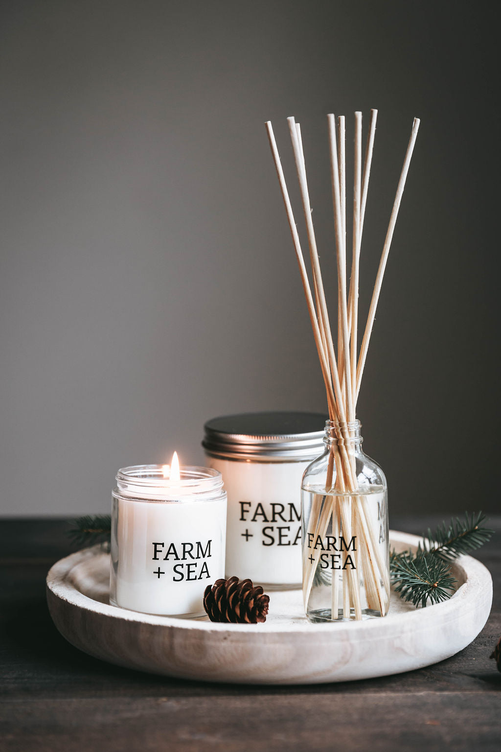 Natural Wood Display Tray