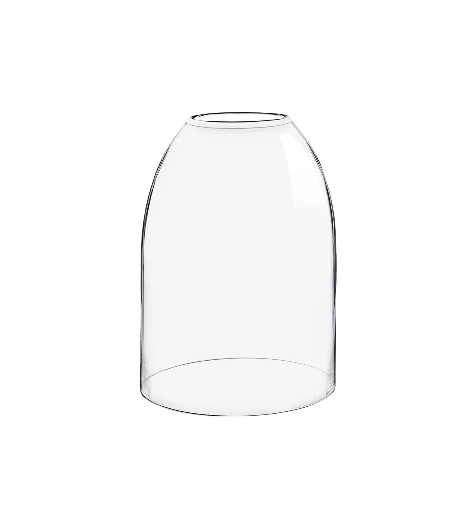 Hurricane Bell Sets - Glass Hurricane Bell + Natural Wood Riser